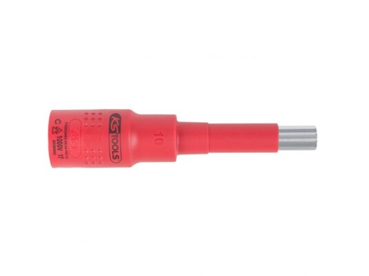 Ks Tools 118.3895, Stikkontakt, 3/8", Metrisk, 1 Hoder, M12, Kromvanadiumstål