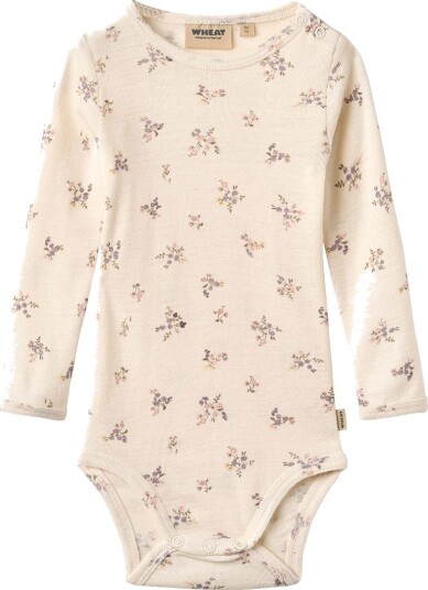 Wheat Body I/e Ull Lucca Eggeskallblomster Wheat 56 Langermet Body Beige Hvit