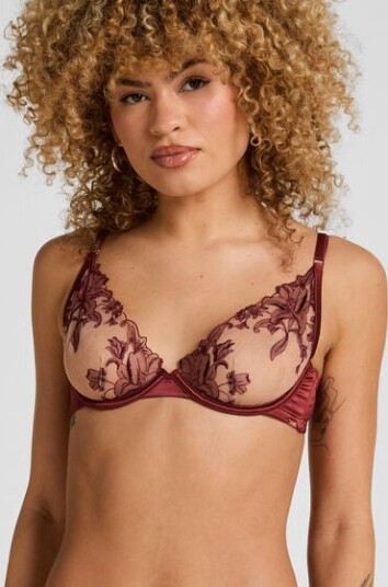 Hunkemöller Ufôret BH med bøyle Anouk Rød