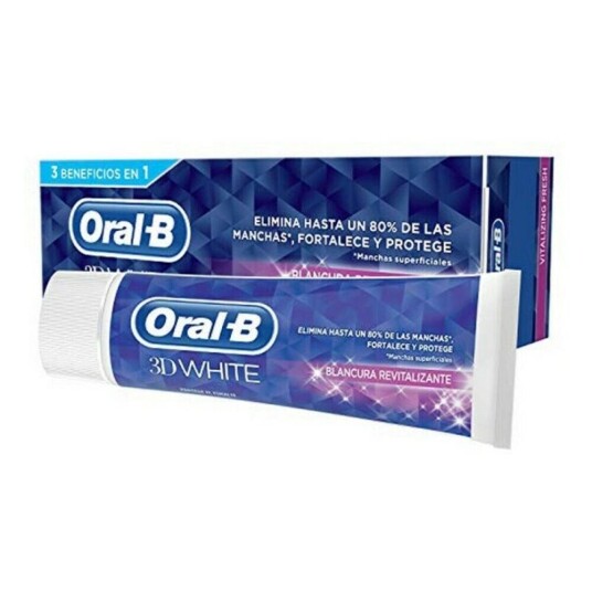 Oral B Tannkrem For Hvitere Tenner 3d White D 75 Ml Oral B Tannkrem For Hvitere Tenner 3d White D 75 Ml