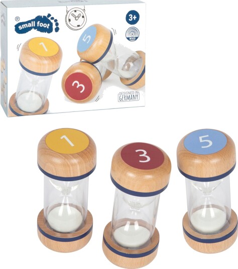 Small Foot Timeglass 1 3 & 5 Minutter