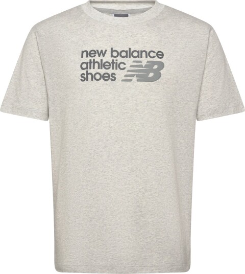 New Balance Athletics Premium Relaxed Chest Logo T Shirt Grey XXL New Balance Athletics Premium Relaxed Chest Logo T Shirt Grey XXL
