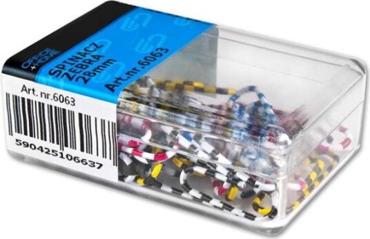 Victory Office Product Zebra Office Clips 28Mm 30 Stk 6063 - 6063