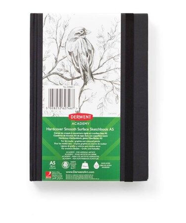 Derwent Hardcover Smooth Surface Sketchbook A5 Derwent Hardcover Smooth Surface Sketchbook A5