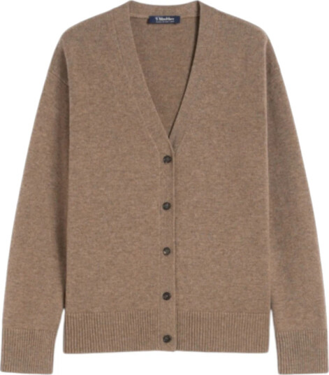 Max Mara Dame Strikkevarer Brun S,