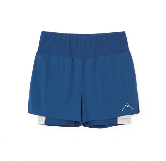 Rab Talus 2 In 1 Shorts Wmns Tempest Blue Size 12 Inseam 4