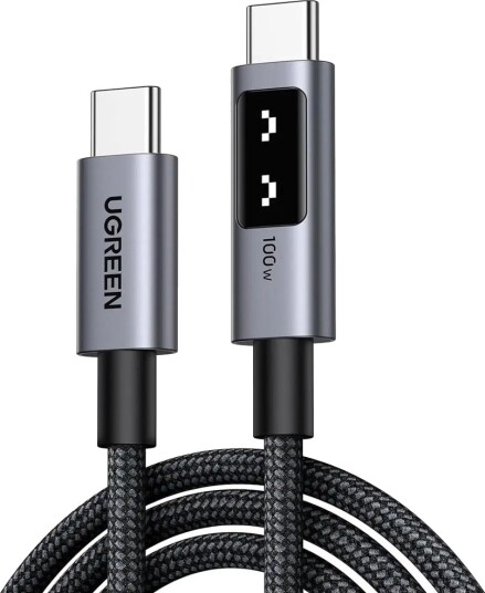 Usb-C Til Usb-C-Kabel Ugreen Uno L509 100 W 0,5 M Svart