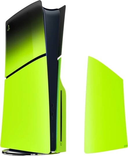 PS5 Slim konsolldeksel Remix Green