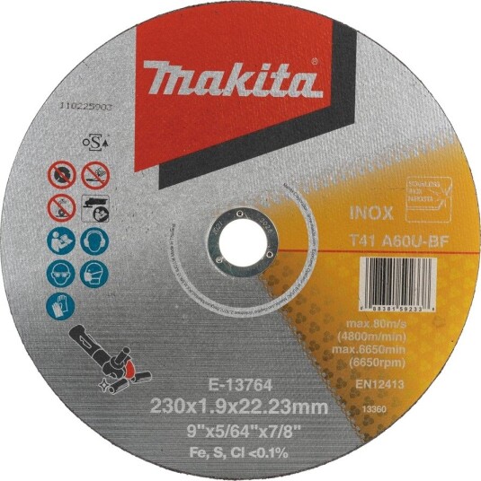 Makita Kappeskive 230x1,9mm E-13764 22,23 Makita Kappeskive 230x1,9mm E-13764 22,23