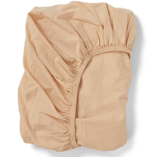 Konges Sløjd baby sheet Strands Havet apricot