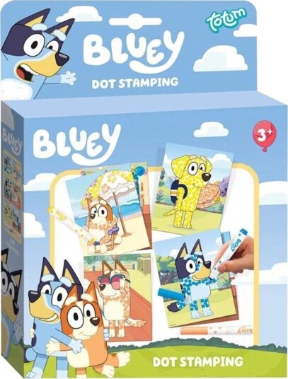 Bluey Kreativt Sett Med Stempler Bluey Kreativt Sett Med Stempler