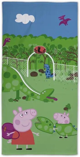 Licens Håndkle - Peppa Gris og Gustav Gris - 70x140cm Licens Håndkle - Peppa Gris og Gustav Gris - 70x140cm