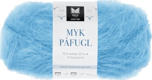 Dale Garn Dale Myk Påfugl 7945 Isblå