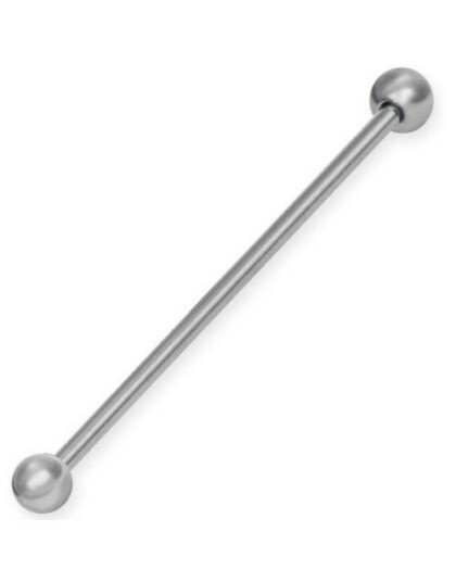 Aab Basic Action Sølv Ørebarbell Strl 1.6 x 50 mm med 5 mm kule