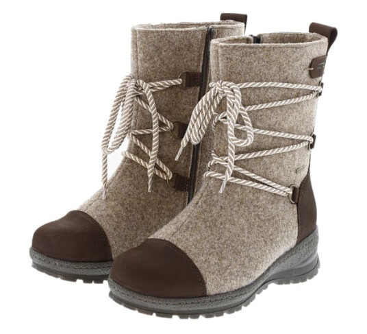 Pomar Women's Koli XW GORE-TEX® Felt Boots 38 Sand/Brown
