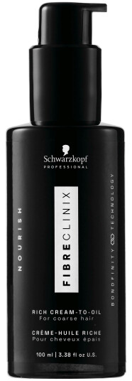 Schwarzkopf Professional Fibre Clinix Bondfinity Rich Cream-to-Oil 1 Schwarzkopf Professional Fibre Clinix Bondfinity Rich Cream-to-Oil 1