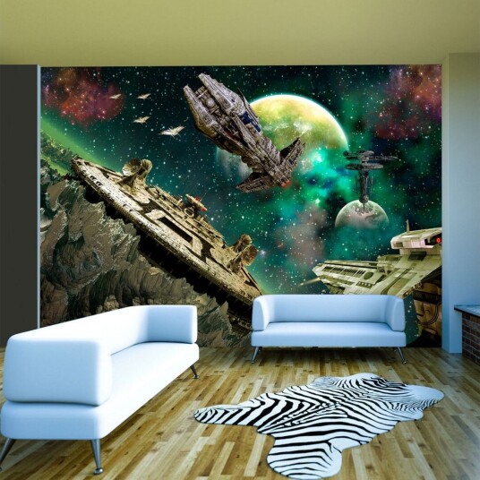 Fototapet Space Fleet 100x70 - Artgeist sp. z o. o.