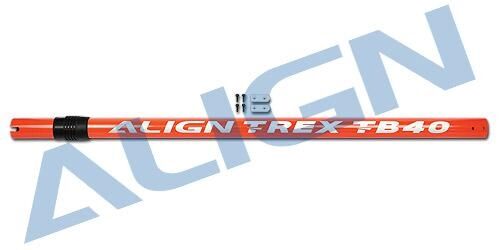 Align HB40T010XOT Carbon Fiber Tail Boom Orange   TB40