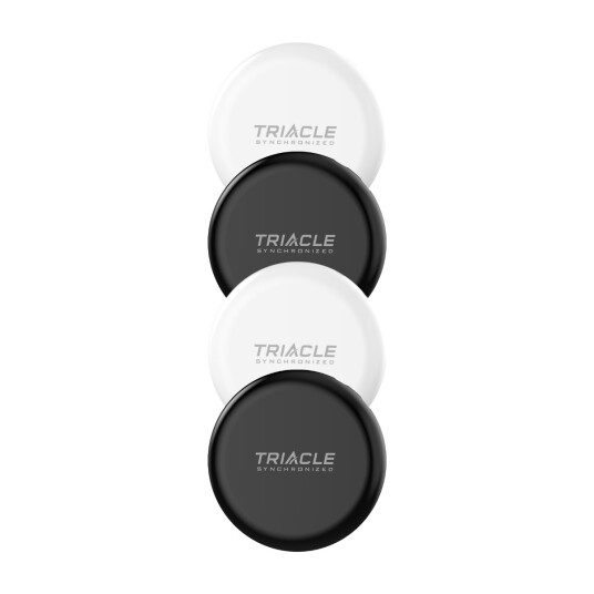 Triacle X-Mark Two sporingsbrikke (4 stk.) Svart/Hvit