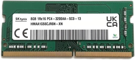 Hynix DDR4 SO-DIMM 8GB 3200MHz CL22 HMAA1GS6CJR6N-XNN0-BC 
