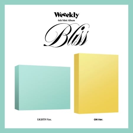 Weeekly  Bliss  Random Cover  72pg Photobook Envelope Sticker Mini Stand 2 Photocards Poster + Photocard Stand  CD