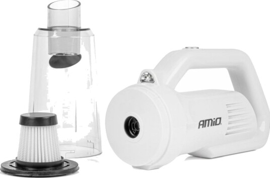Amio 12V Håndholdt Støvsuger med Hepa Filter og 5Kpa Suger kraft 03691