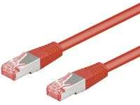Goobay CAT6 Nettverkskabel 1m Rød RJ-45 S/FTP Goobay CAT6 Nettverkskabel 1m Rød RJ-45 S/FTP