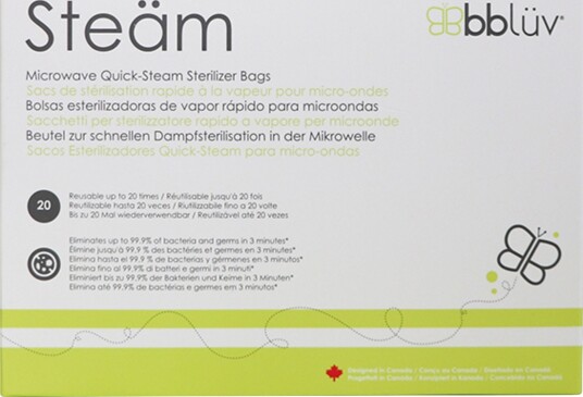 Bblüv Steriliseringsposer Gjenbrukbar