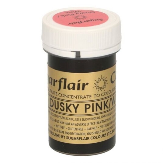 Sugarflair Pastafarge Dusky Pink/wine 25g 