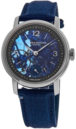 Baume & Mercier Herreklokke M0A10735 Classima Blå/Lær Ø42 mm Baume & Mercier Herreklokke M0A10735 Classima Blå/Lær Ø42 mm