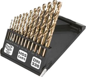 Hss-Co Metallbor 1,5–6,5 Mm, Sett Med 13 Stk. Hss-Co Metallbor 1,5–6,5 Mm, Sett Med 13 Stk.