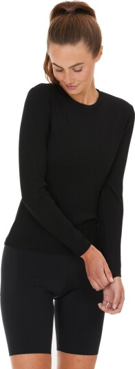 Athlecia Lankae W L/S Tee Black 44 Trenings T Shirts Athlecia Lankae W L/S Tee Black 44 Trenings T Shirts