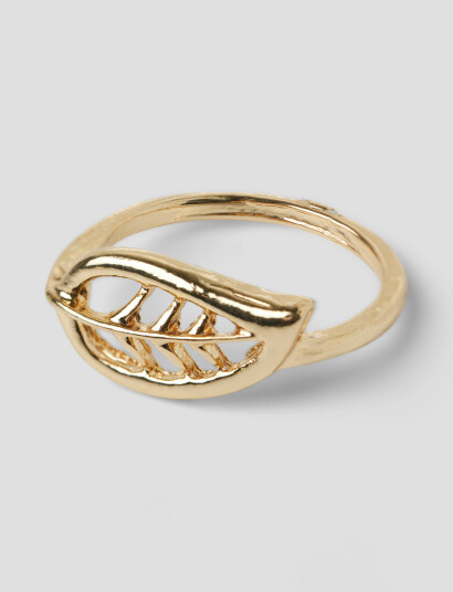 LMTD Nlfleafi Ring - Gold - ONE SIZE LMTD Nlfleafi Ring - Gold - ONE SIZE