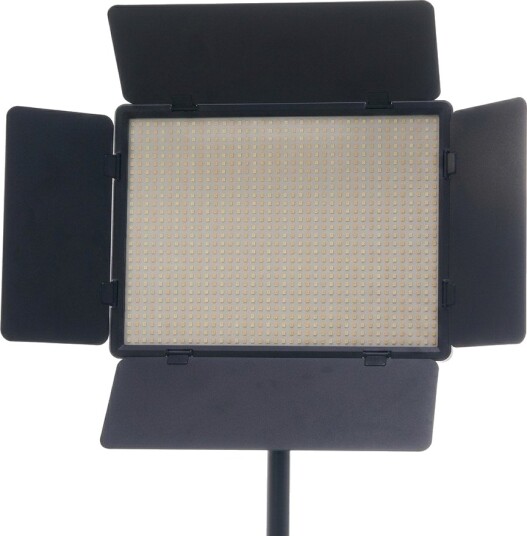 200W LED-lyspanel for foto og video - Inkl. Barndoors, justerbar CCT og 8 effekter - Dimbar : Dimmer innebygd, Kulør : CCT (Varm til Kald Hvit)