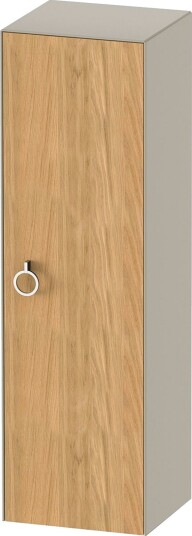 Duravit White Tulip Halvhøyskap 40x36x132 cm Eik/Taupe Matt