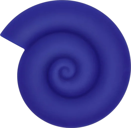 OYOY Nautilus gryteunderlag Optic blue