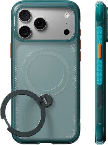 Torras Ostand Q3 Air Mobildeksel for iPhone 18 Pro - Grønn - MagSafe Kompatibel