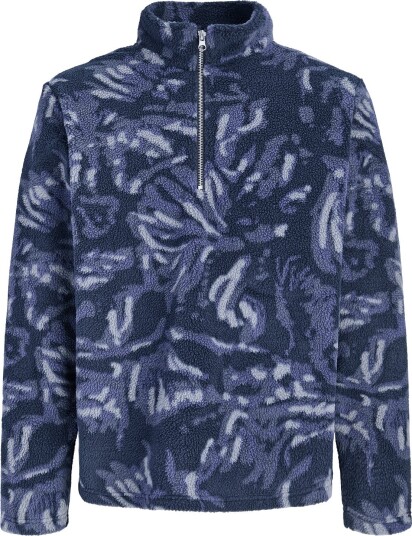 Jack & Jones Jorsalamanco Teddy Sweat High Neck Jnr SKY CAPTAIN 164