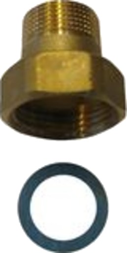 Gjengenippel for AB-QM DN40