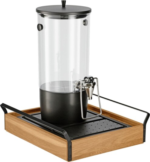 VEGA Drikkedispenser  Esino enkel GN 1/2; 35.4x38.6x42 cm (LxBxH); Eik/Svart