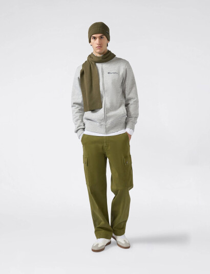 Champion Full Zip Sweatshirt - Grey - XXL
