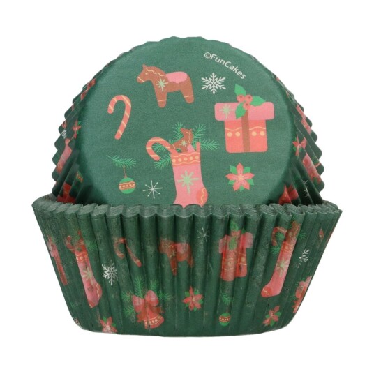 Funcakes Muffinsformer Jul Sweet Christmas