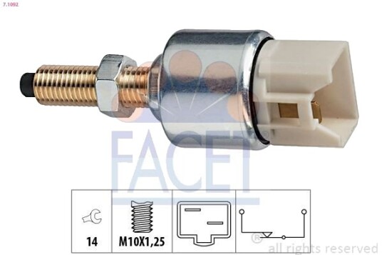 Bremselysbryter FACET 7.1092 Bremselysbryter FACET 7.1092