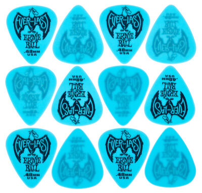 Ernie Ball Everlast Picks 0,48 mm Blå Ernie Ball Everlast Picks 0,48 mm Blå