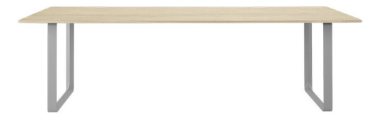 Muuto 70/70 spisebord 255 x 108 cm Solid oak-Grey