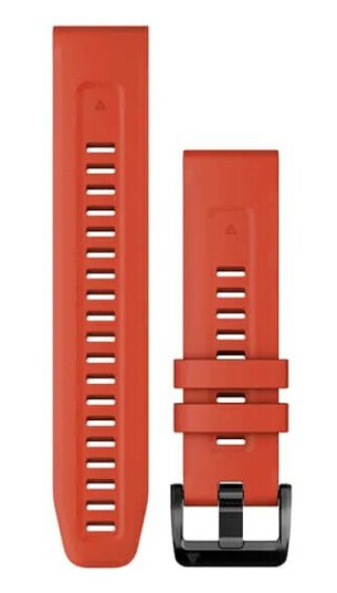Garmin 22mm Quickfit Quickfit Flame Red Silicone Band