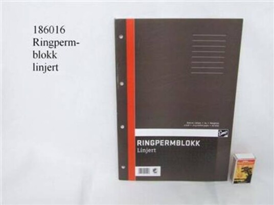 A4 Ringpermblokk - Linjert A4 Ringpermblokk - Linjert