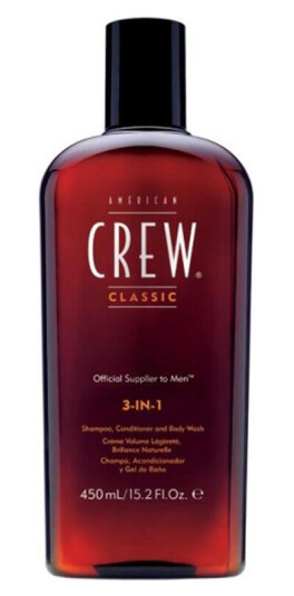 American Crew Classic 3-i-1 Sjampo 450ml med Balsam og Dusjgel American Crew Classic 3-i-1 Sjampo 450ml med Balsam og Dusjgel