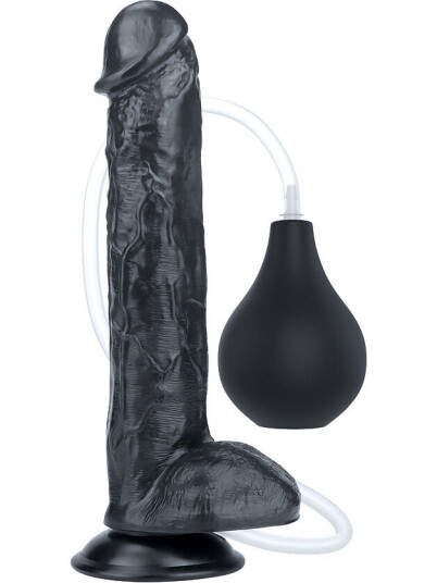 LoveToy: Squirt Extreme Dildo, 28 cm, svart LoveToy: Squirt Extreme Dildo, 28 cm, svart