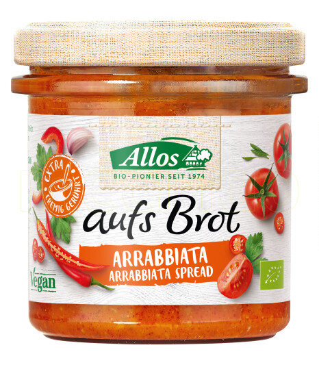 Allos Smørepålegg Aufs Brot Arrabbita 140g Allos Smørepålegg Aufs Brot Arrabbita 140g